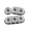 Round Candle Holder Silicone Mold Cement Candlestick Mould DIY Plaster Epoxy Resin Handicraft Molds Home Dinner Decor