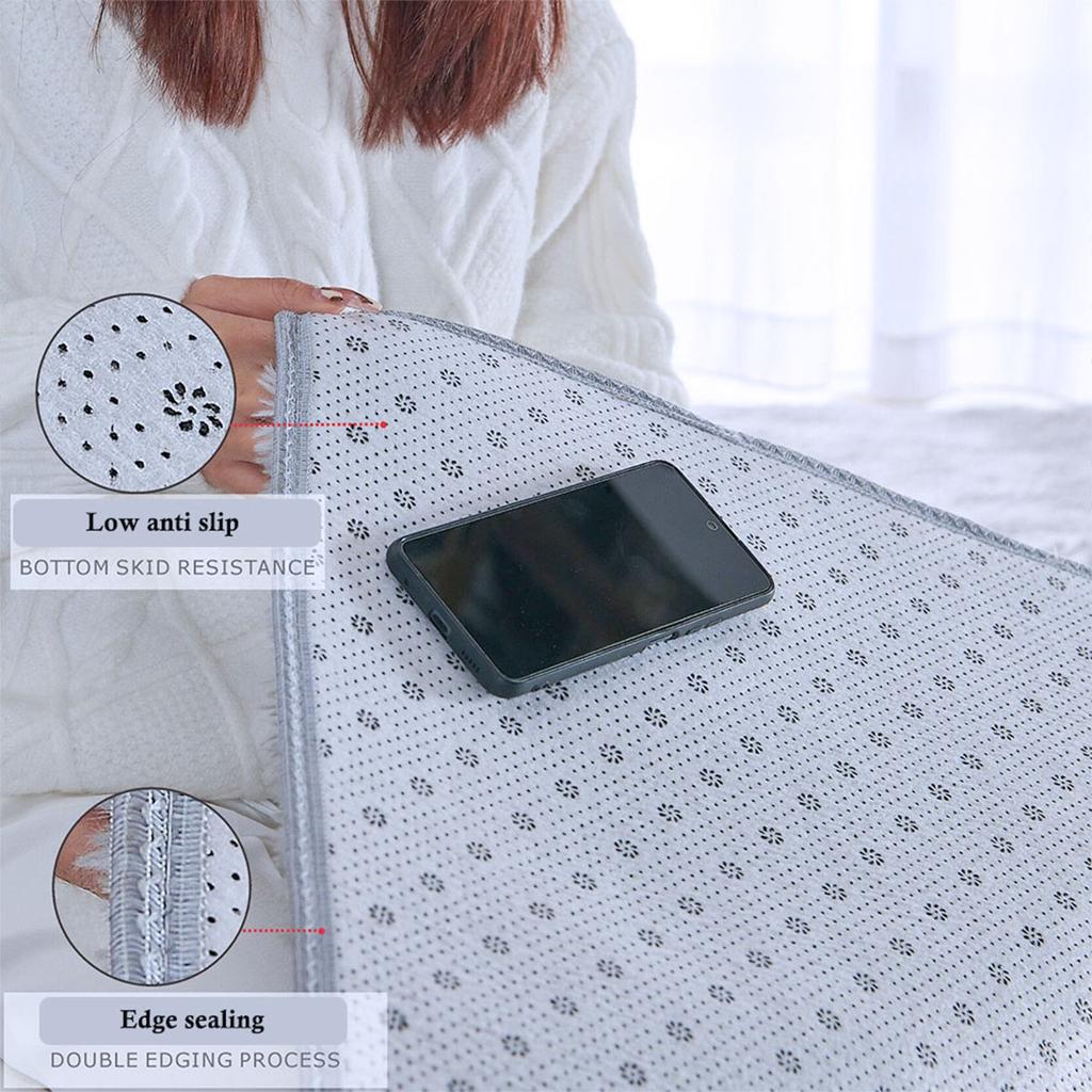Modern Grey Fluffy Anti Slip Rug For Living Room Sofa And Bedroom Decor Washable Large Floor Covering Mat
