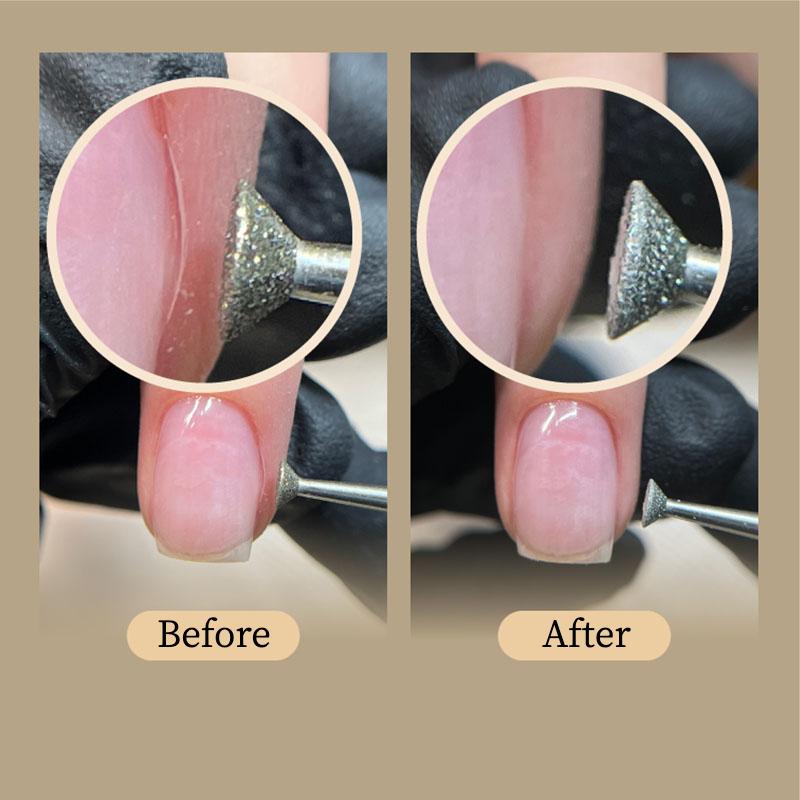 Nagelhautreinigung Hartmetall-Nagelbohrer zum Entfernen von Kleberüberlauf Diamant-Rotationsbohrer Elektrische Nagelfeile für Maniküre- und Pediküre-Werkzeuge