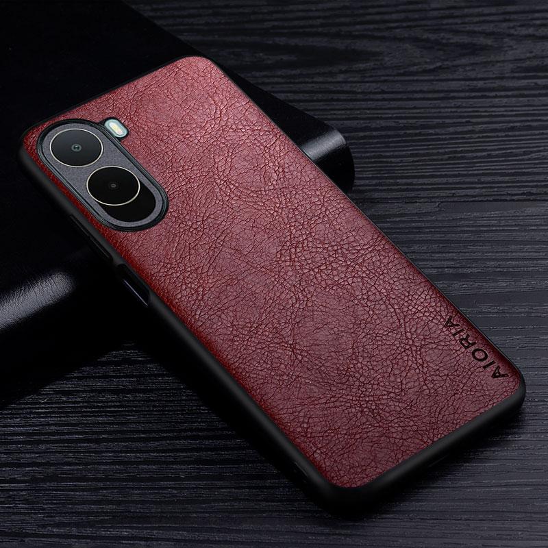 Leather Case For Redmi A7 Pro A5 A3 4G Premium Business Style Retro Litchi Pattern Back Cover for Redmi A7 Pro 4G case