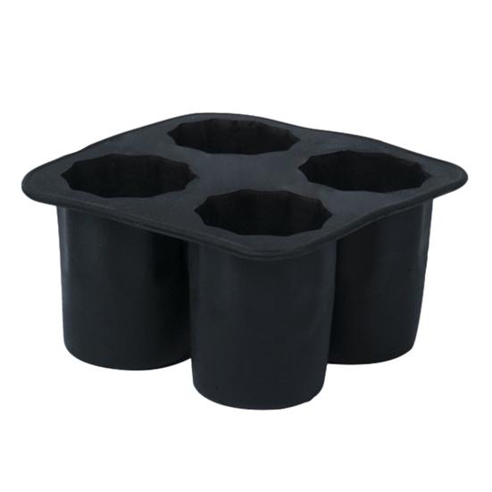 Silikonisbitsform ihålig iskoppbricka tjock långsamt smältande ismaskin för kaffe, cocktails, kalla drycker