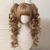Synthetic Princess Cut Double Ponytail Ombre Halloween Harajuku Wig  Christmas