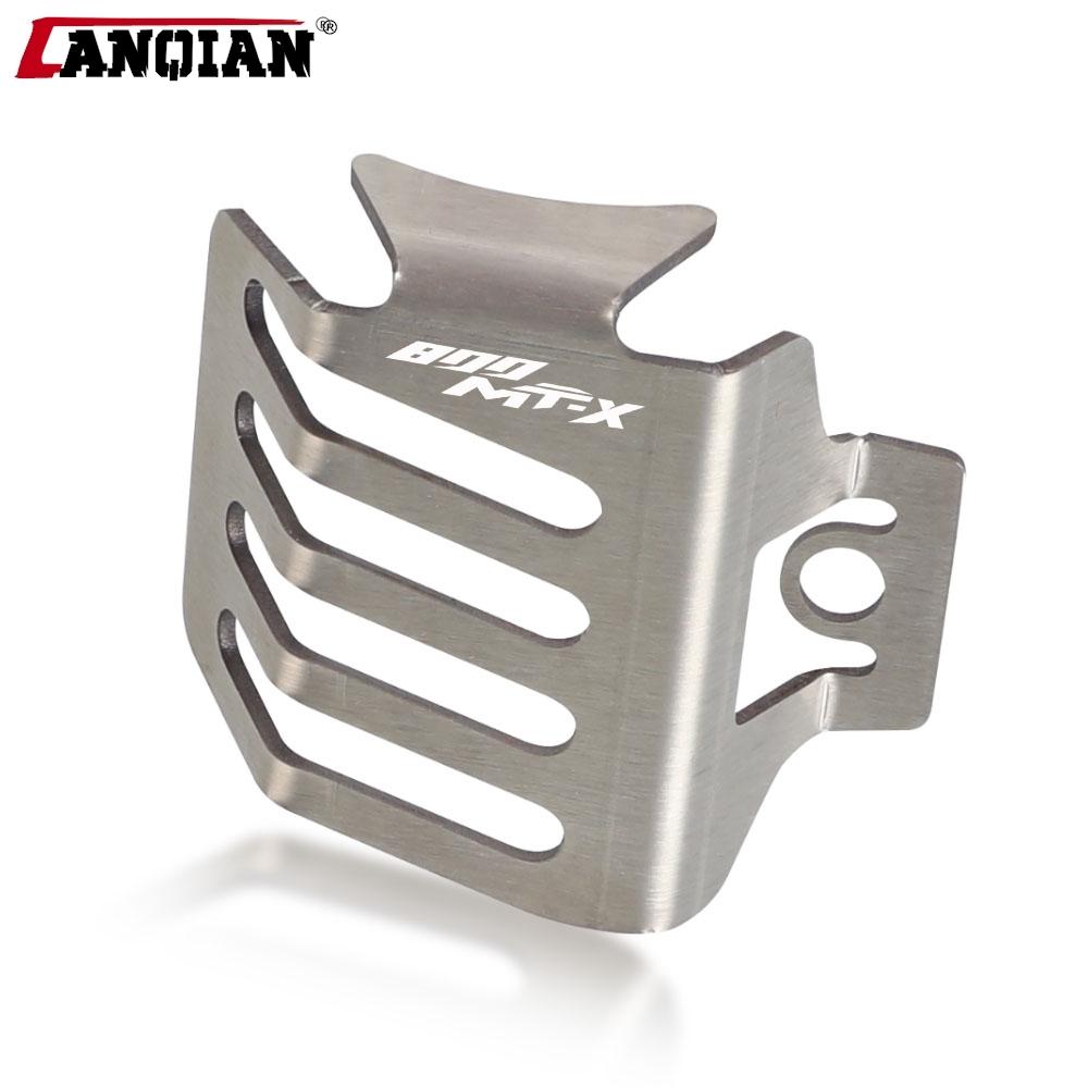 For CFMOTO 800MT-X 800MTX 1000MTX 1000MT-X 2025 2026 Motorcycle Front Rear Brake Fluid Reservoir Oil Cup Cover Protector Guard