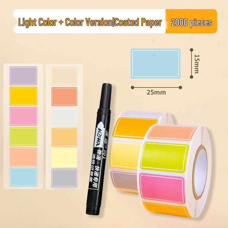 New Arrival: Waterproof Handwritten Name Stickers - 2 Rolls, Self-Adhesive, Free Shipping