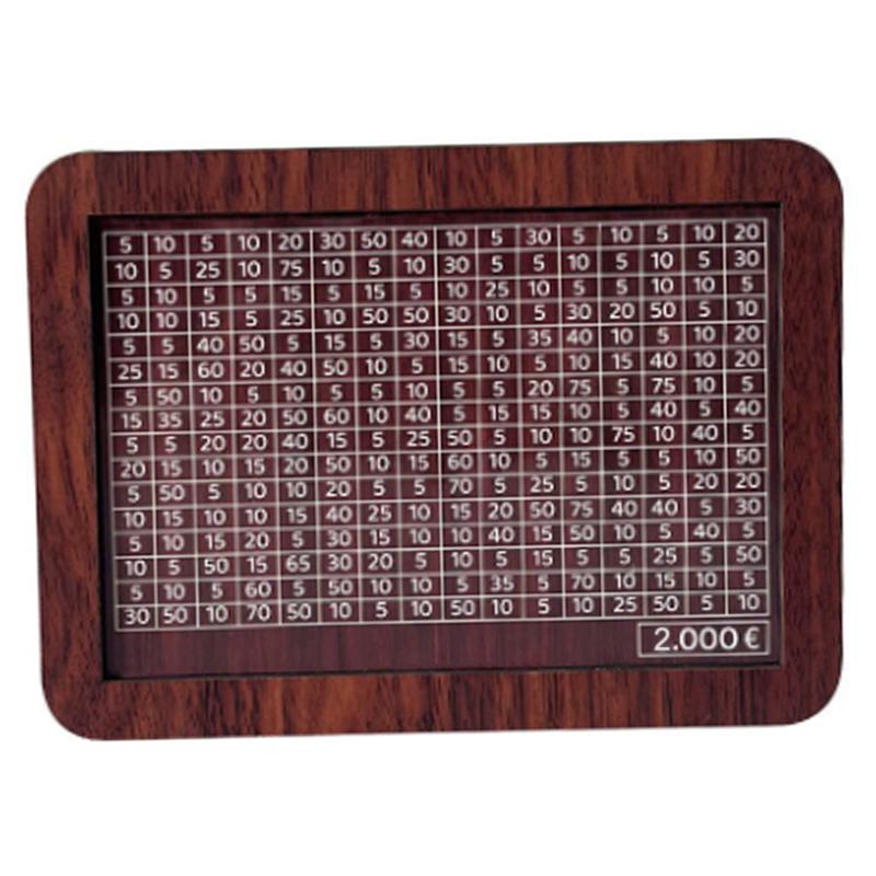 Wooden Money Saving Box Money Storage Bank With Saving Money Goals Counter Reusable Handmade Piggy Bank Coin Tray Storage Case