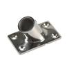 2Pcs 60 Degree 7/8" 22mm Rectangular Base Set For Marine Boat Hand Rail Fittings