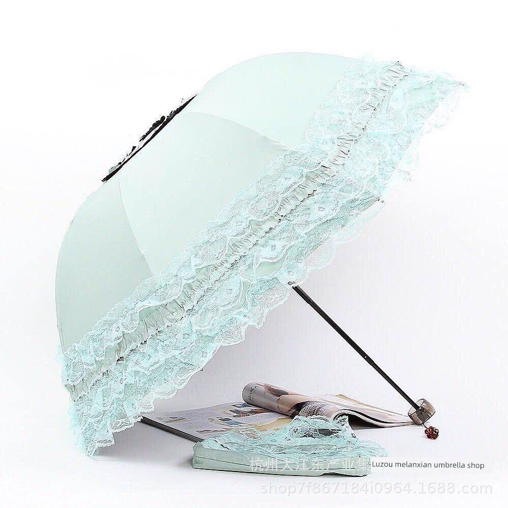 New Style Lace Princess Umbrella, Lace Umbrella, Sun Protection Umbrella, 70% Off Sun and Rain Dual-Use Umbrellas, Steel Sun and Rain Umbrella