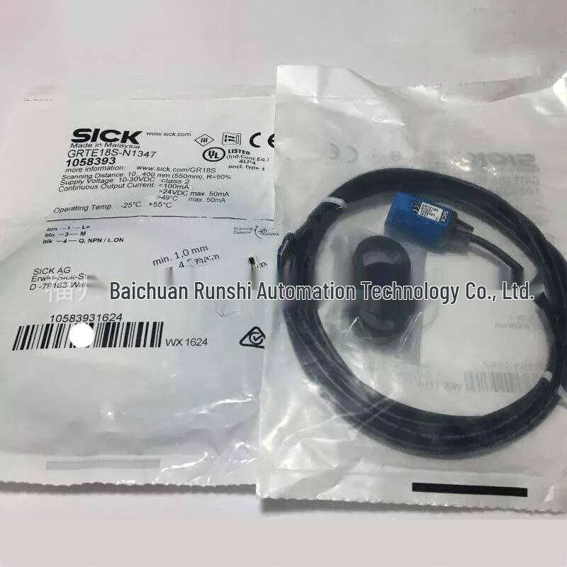GRTE18S-N1347 Sick Diffuse Reflective Sensor Photoelectric Switch - Brand New, Original. GRTE18S-N1347