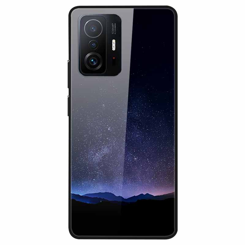 Luxury Case for Xiaomi Mi 11T Pro Cover Tempered Glass Cover for Xiaomi 11T 11 T Pro Phone Case for Xiaomi 11TPro Fundas 2021