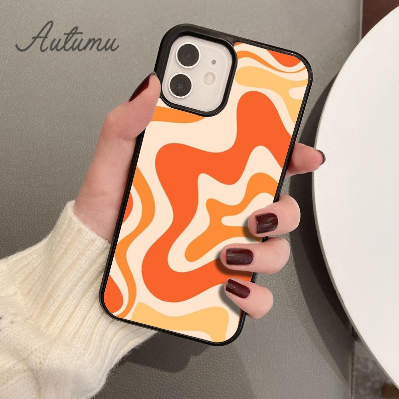 Liquid Swirl Abstract Neutral Blue Grey Phone Case for iPhone 11 12 13 14 Pro Max Mini XR XS SE 2020 6S 7 8 Plus Galaxy S21 S22