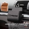 Für Mazda Auto Lüftungsschlitz Aufbewahrungsbox Handy Lippenstift Zigarettenanzünder Organizer 6 3 5 2 CX5 CX7 323 CX9 MX3 Demio Axela Atenza