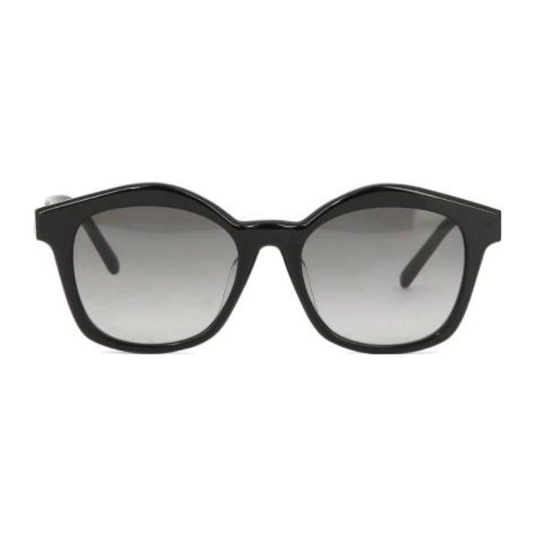 Loewe 3D Letter Decoration Acetate Irregular Shape Sunglasses Women sunglasses Black LW40079U5501B F,Black