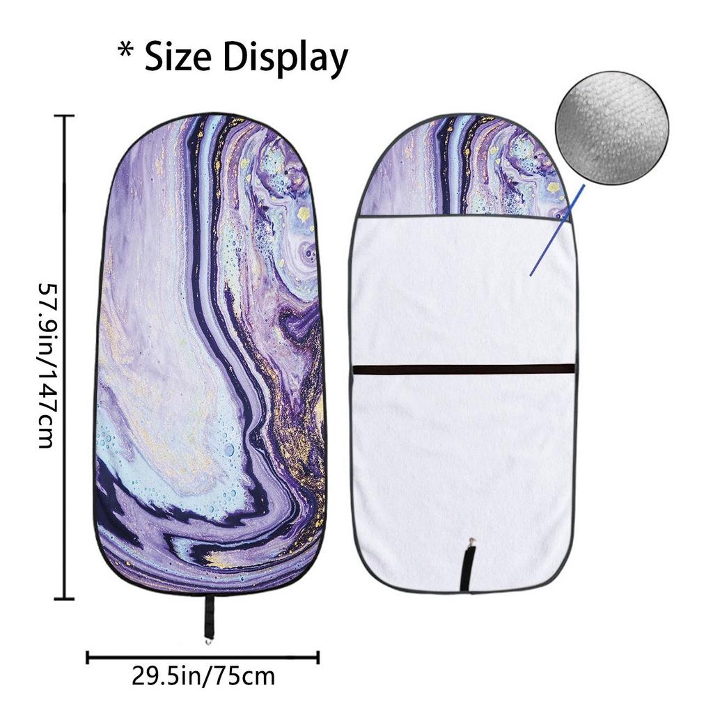 Universal Car Seat Towel Cover for Gym & Exercise - All-Season Front Seat Protector