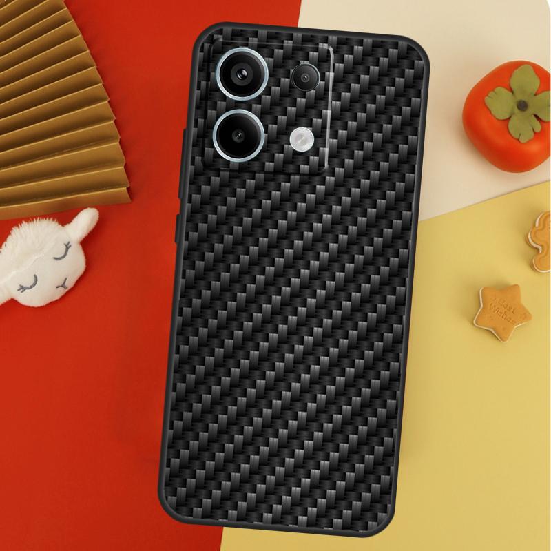 Carbon Fiber Case For Xiaomi Redmi 12C 13C 14C 10C Redmi Note 14 Pro 13 12 11 9 10 9S 10S 11S 12S Cover