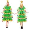 Costumes de Noël Costume Cosplay Ensemble Jupe Sapin de Noël Clochettes Tenues de Fête