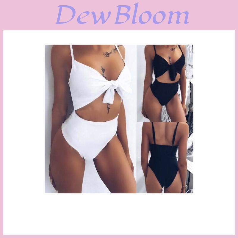 Elegant Women One Piece Bandage Bikini Push Up Monokini Swimsuit Bathing Suit Swimwear For Stylish Beach Days