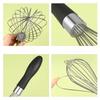 Stainless Steel Manual Whisk Heavy Duty Baking Tool Egg Beater For Cake Cream Mixing With Ergonomic Handle