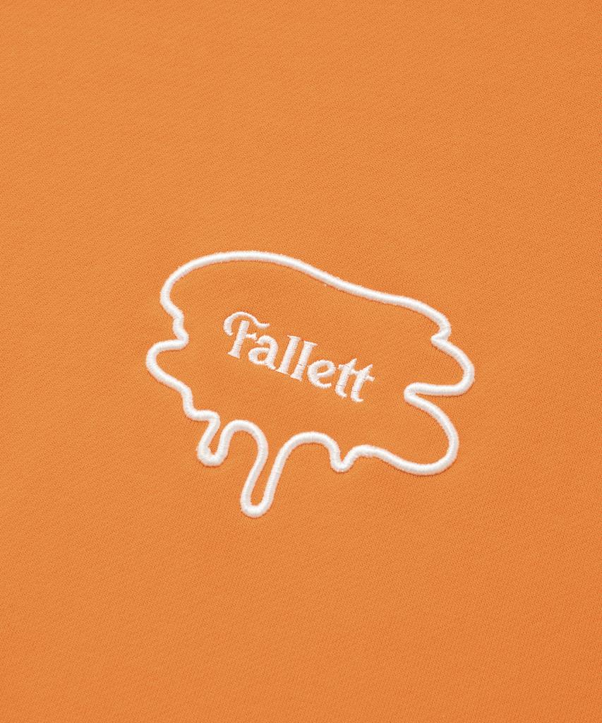 FALLETT Brush Logo Sweatshirt Orange