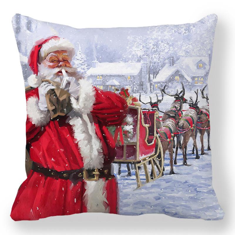 New Christmas Pillow Case 30*50cm,40*40cm,45x45cm, Cushion Cover Home Christmas Decoration Pillow Case