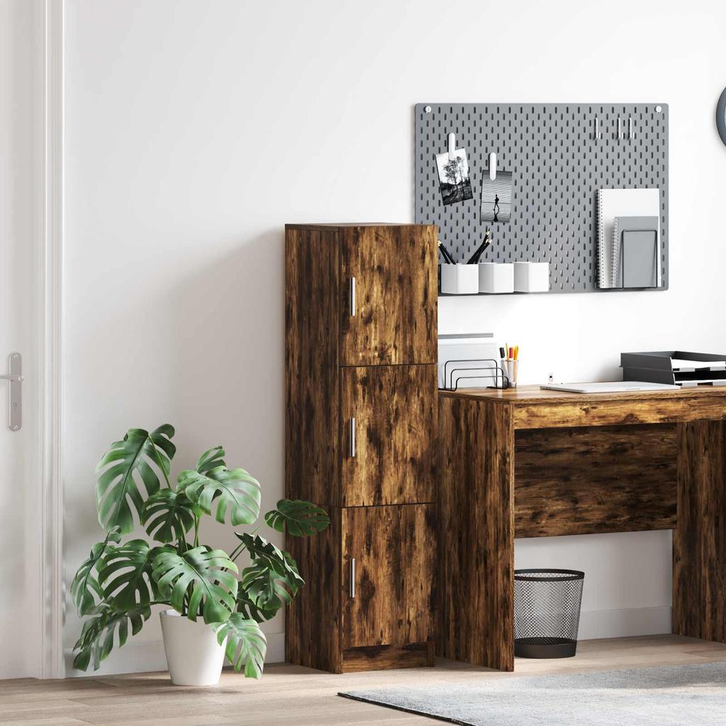 Highboard Smoked Oak 31.5 x 32 x 122.5 cm