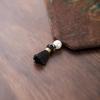 Elegant Chinese Tassel-Fabric Coaster: Waterproof, Anti-Slip, Double-Sided Tea Table Accessory