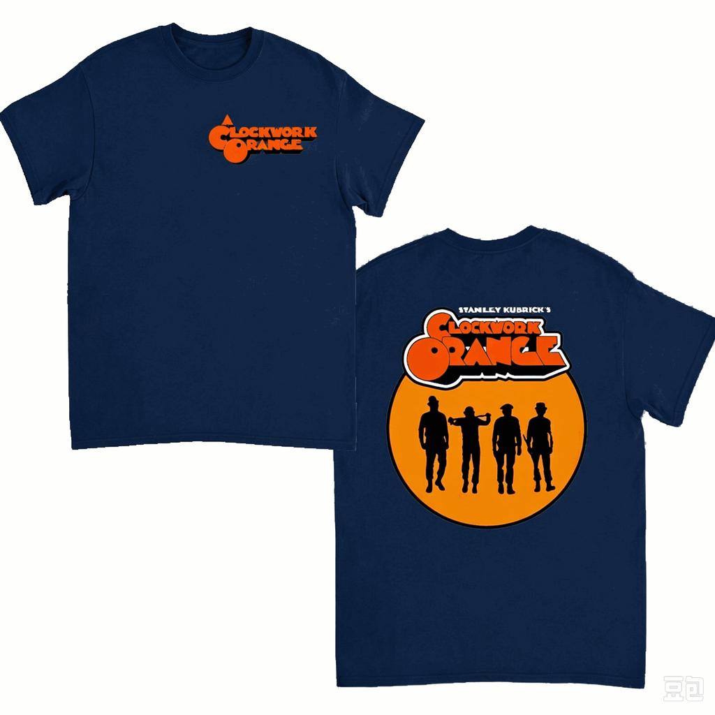 Men Women A Clockwork Orange Classic Movie Graphic T Shirt O Neck Short Sleeve Loose Fit Casual Summer Streetwear Unisex Daily Wear Tops Tees