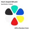 20Pcs ABS Plectrums Acoustic Guitar  for Acoustic Guitar Folk Guitar Ukulele Accessories