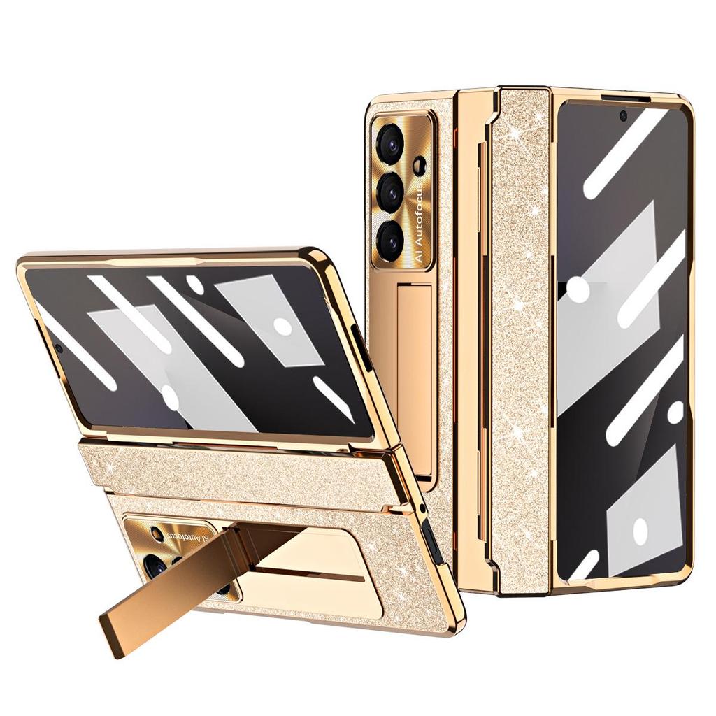 Galvanisiertes Stand-Scharnier-Case für Samsung Z Fold7/6/5/4/3 - Vollständiger Schutz für faltbares Display
