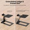 Desktop Speaker Stand 6° Incline Speaker Stand with Vibration Absorption Pads Support 22lbs Studio Monitors Holder