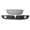 Front Lower Bumper Fog Light Grilles Center Grill Vent For VW Polo GTI 2006-2009 Car Accessories 6Q0853666G 6Q0853665E