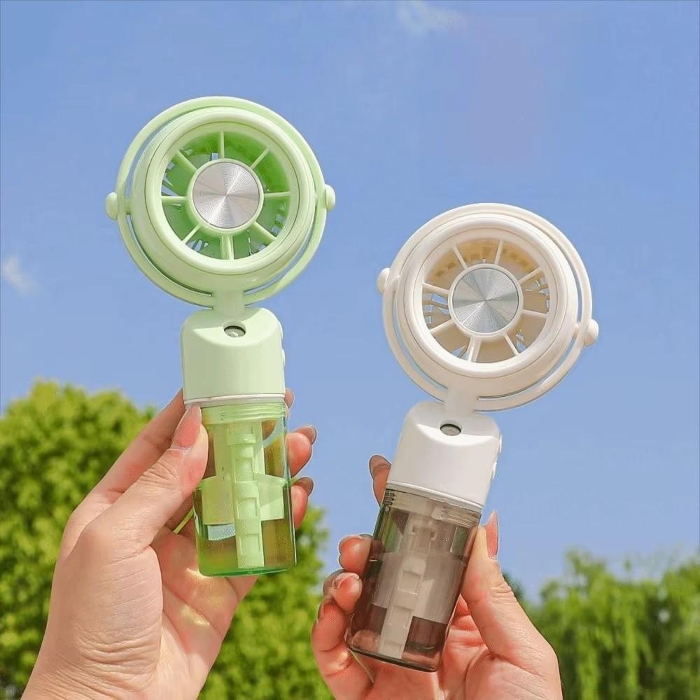 Type-C Rechargeable Mini Cooling Fan 3-Speed Wind Handheld Fan New Humidifier Fan  Summer