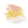 20pcs Gold and Silver Dreadlocks Hair Rings Leaf Headwear Braids Hair Beads  for Women Girls
