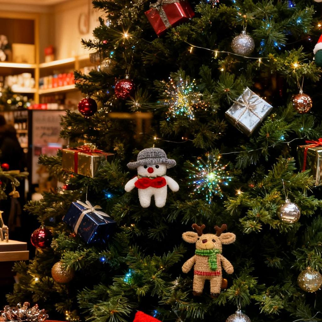 Crochet Christmas Kit DIY Knitting Set Holiday Decor Doll Knitting Kit For Adults Teens DIY Enthusiasts Beginners Craft Lovers