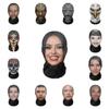 Unique Skull Head Full Face Mask Stylish Mesh Design Party Costume Accessory For Halloween And Christmas Celebrations