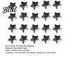 Decorative Fridge Magnets 5/10/15/20Pcs Mini Star Refrigerator Magnet 3D Five-Pointed Room Decor Accessories Memo Note Holder for Kitchen Office