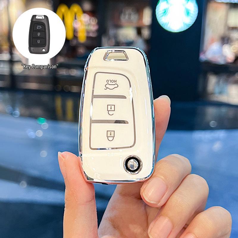 Kompatibel mit 20 Modellen: Schlüsselabdeckung für Beijing Hyundai New Elantra, Verna, ix25, Mistra, ix35 - Schutzschale Schnalle