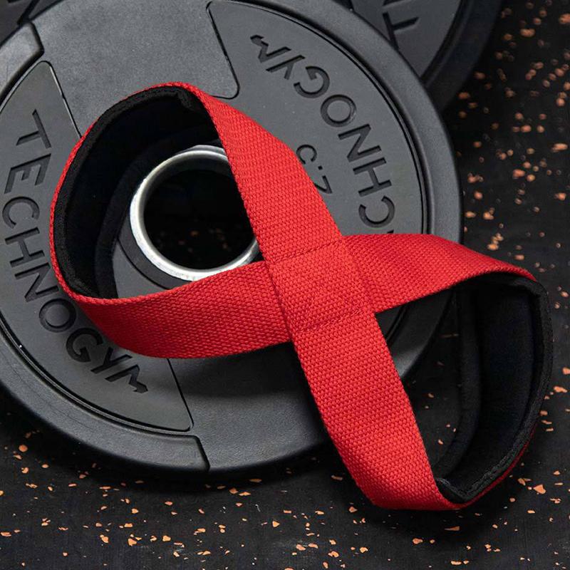 2 Adet Pedli Sekiz Şekilli Kayışlar Deadlift Ağırlık Kaldırma Bilek Kayışları Kaymaz Spor Fitness Power Lifter Egzersiz Barfiks Kayışları