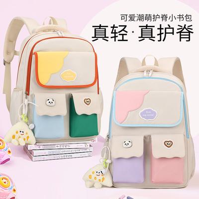 School BagsNew Cute Ins Style High-value Backpack Cute  Female Student Commuting Primary School Students 1st-3rd Grade Backpack