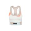 Marimekko Collaboration Logo Print Color Block Low Round Neck Sports Bra Women Underwear Coral-Pink HR8172