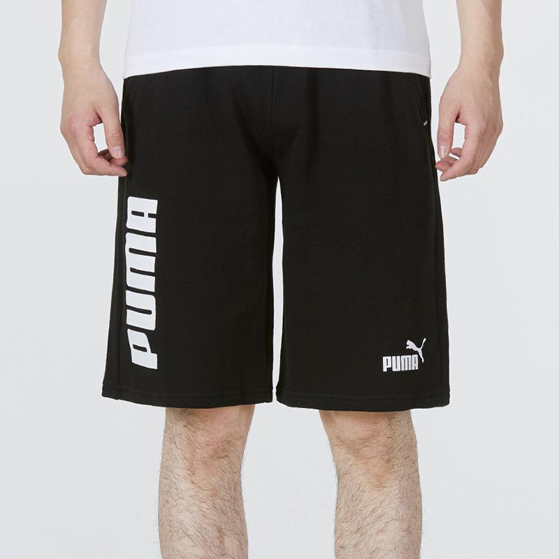Puma Power Relaxed Drawstring Shorts Men Bottoms Black 670939-01
