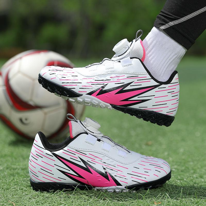 2025 Training New Student Football Shoes Children's Broken Buttons Spring and Autumn Boys Nail Children's Men's and Women's Rotating Price