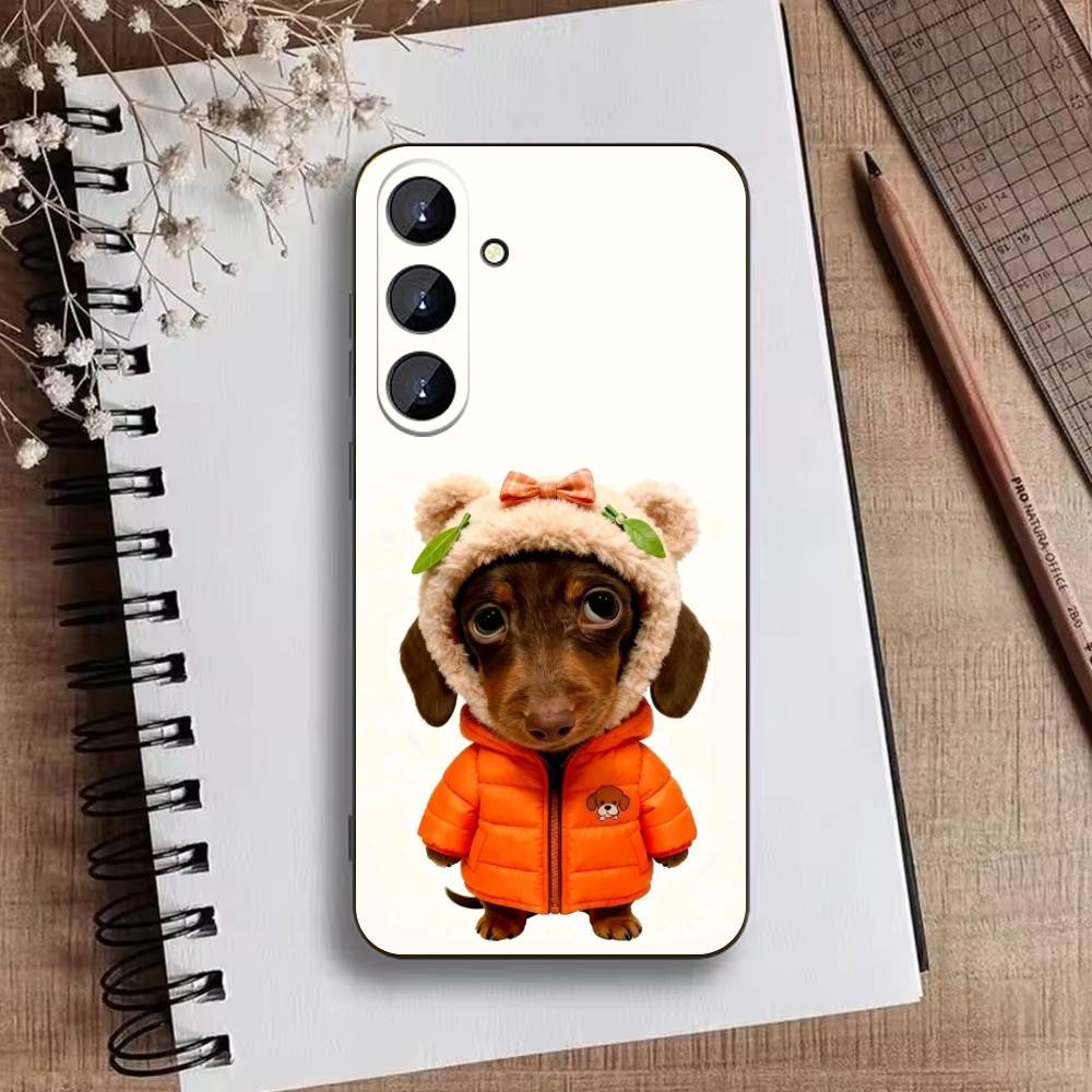 

Goofy C-Dogs Big eyes Phone Case For Samsung Galaxy A73,A72,A71,A70,A52,A51 Others Soft Black Cover Samsung a50 30s 50s