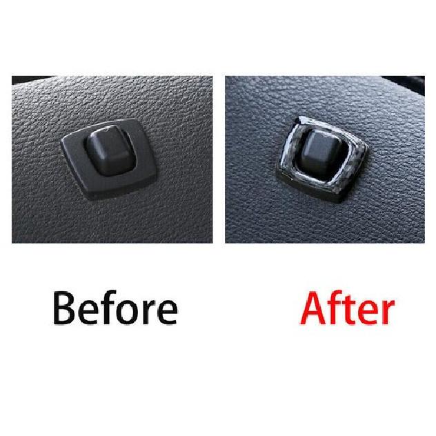 Real Carbon Fiber For BMW X3 E83 2006-2010 Inner Door Bolt Lock Down Ring Frame