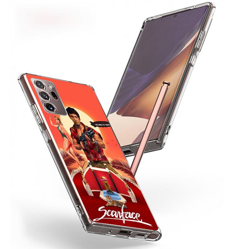 Scarface 1983 Film Al Pacino Movie Phone Case For Samsung Galaxy S24 S25 Edge S26 Ultra S23 S22 S21 Plus S20 FE + Personalized P