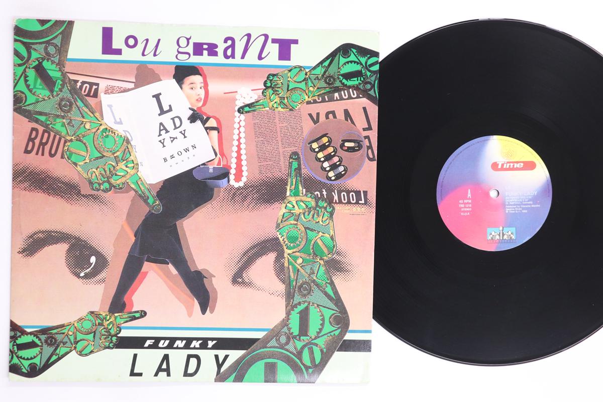 

12inch Record LOU GRANT Funky Lady TRD1216 Time Records 1992 Italy Dance Electronica Used