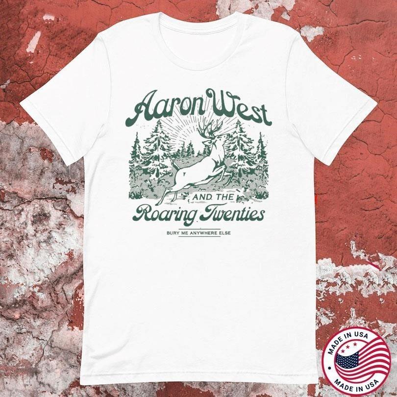 Aaron West and The Roaring Twenties Bury Me Anywhere Else White T Shirt TR754 L