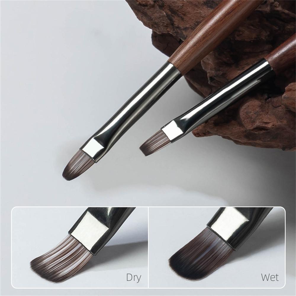 1pc Nail Brushes Wooden Handle Nail Gel Brush Manicure Supplies Tools Accessorie Nail Painting Brush DIY Manicure Tools