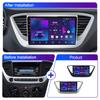 Android Car-Play Car Radio For Hyundai Solaris 2017-2020 Multimedia Player Head Unit Stereo GPS Navigation BT WIFI,2+64GB