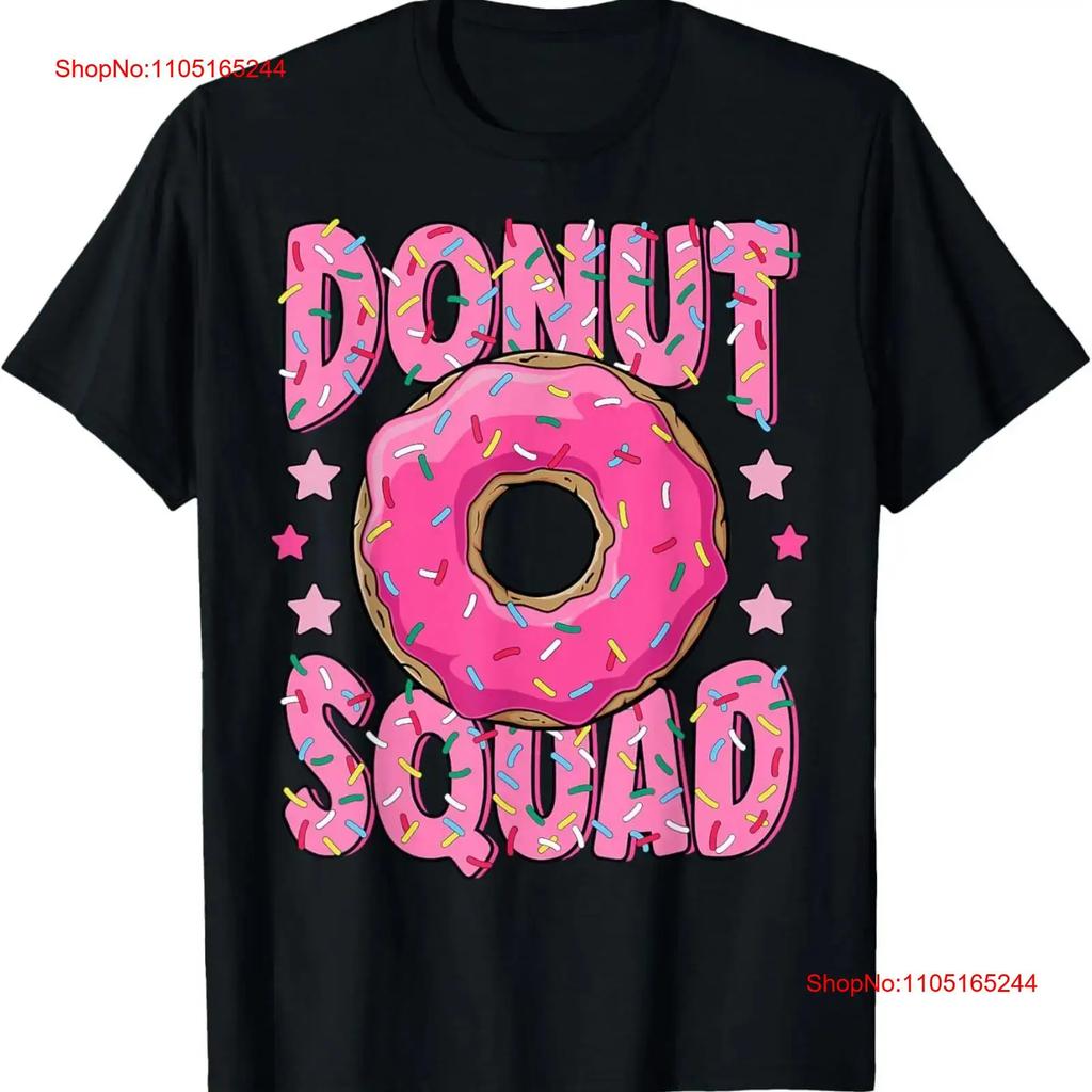 Pink Donut Squad Sprinkles Lover Matching Party T Shirt Vintage Slightly Comfortable Stretched Unisex Streetwear Casual