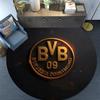 BVB092 Round Area Rug,Carpet Rug for Living Room Bedroom Sofa Playroom Decor,Non-slip Floor Mat